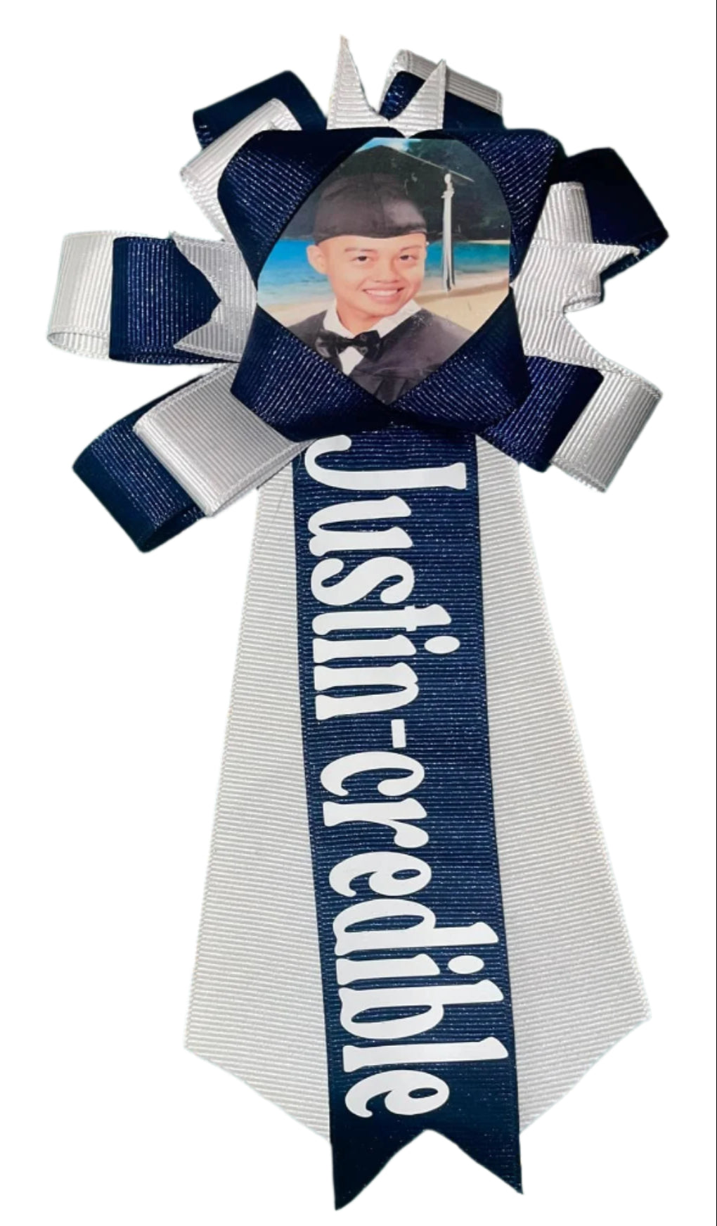 Picture ribbon corsages.