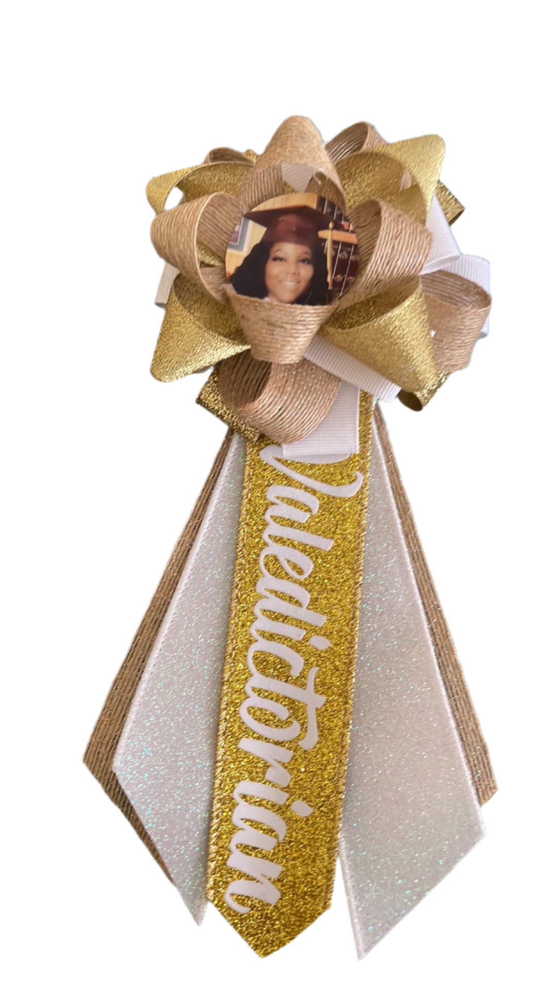 Picture ribbon corsages.