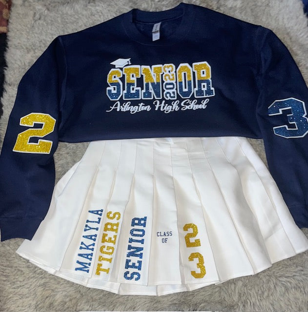 Custom Tennis Skirt Set